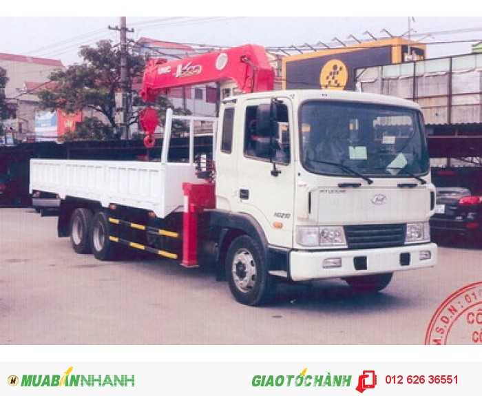 Công ty bán xe tải Hyundai HD210 gắn cẩu Unic, giao xe toàn quốc
