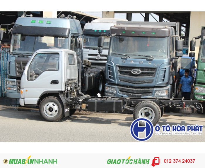 Xe tải Jac 2t4 tổng tải 4t99 chạy thành phố ban ngày