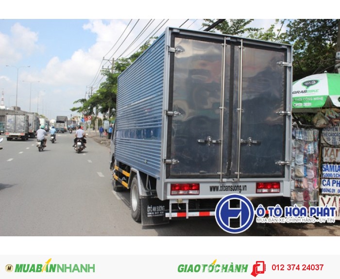 Xe tải Jac 2t4 tổng tải 4t99 chạy thành phố ban ngày