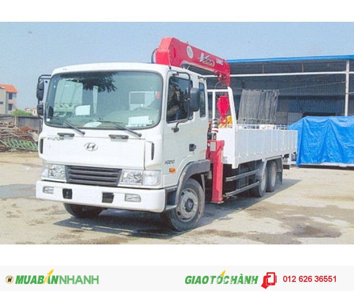 Xe Cẩu Tự Hành 3 Tấn 3 Đốt Hyundai HD210