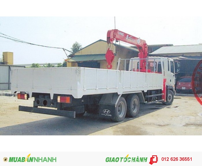 Xe Cẩu Tự Hành 3 Tấn 3 Đốt Hyundai HD210