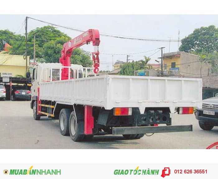 Xe Cẩu Tự Hành 3 Tấn 3 Đốt Hyundai HD210