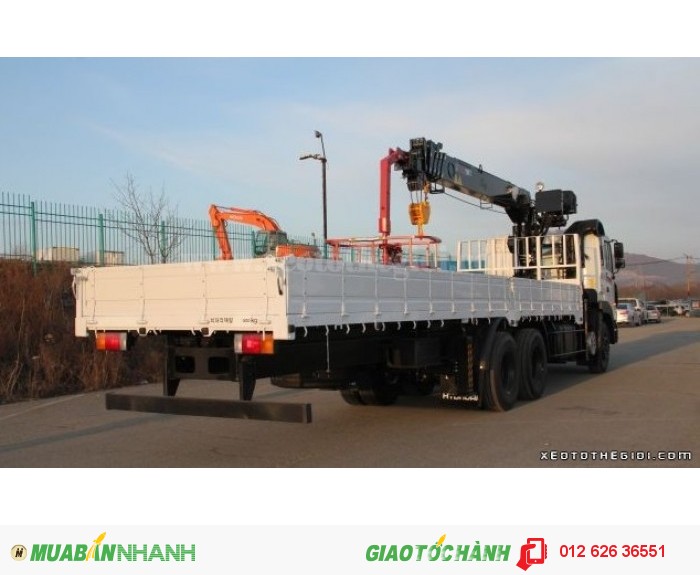 Xe tải Hyundai HD250 14 tấn, gắn cẩu