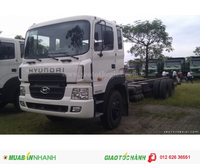 Bán Xe tải hyundai 14 tấn, giá xe tải hyundai 14 tấn HD250 bán trả góp