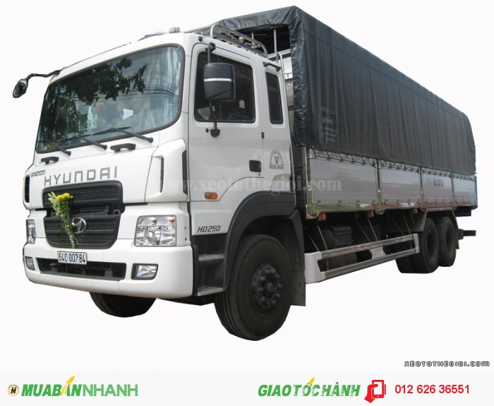 Bán xe tải Hyundai HD250 14 tấn nhập khẩu 2016