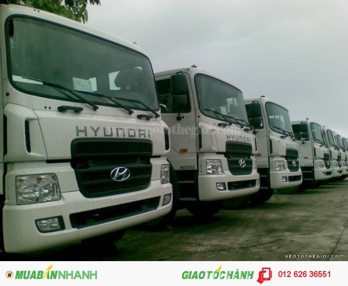 Bán xe tải Hyundai HD250 14 tấn nhập khẩu 2016
