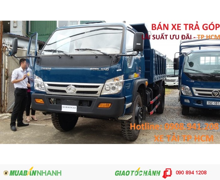 Xe Ben 2 Tấn 49 Chạy Trong Thành Phố . Thùng 1 Khối 8 ,Xe Ben Chính Hãng ,Giao Xe Liền