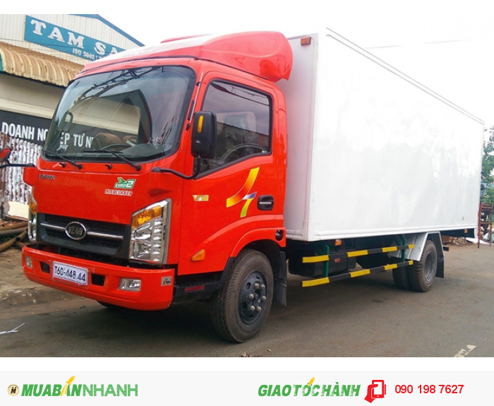 Xe tải veam vt260 1 tấn 9 -xe chạy vào giờ cấm tải | xe tải veam 1 tấn 9 thùng dài 6m2 động cơ hyundai