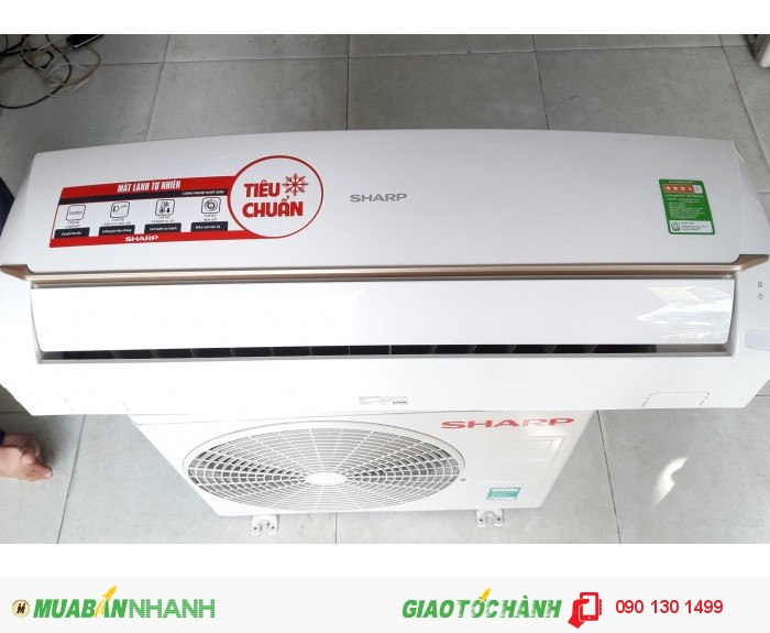 Máy lạnh Sharp 1.0 hp(1ngua) gas 410 made in Thailand zin 100%, mới 95%