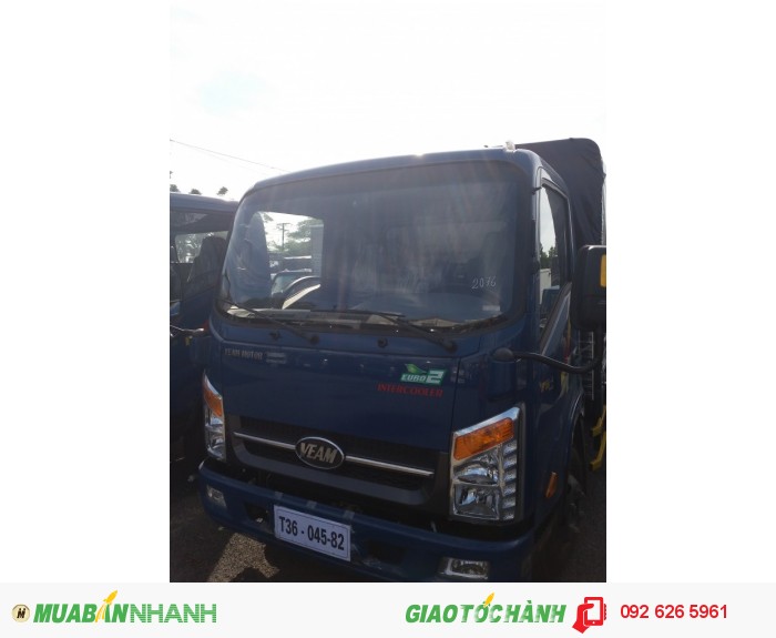 Tải 1990kg - Veam 200-1 - Thùng 4m35 - Tổng tải 4990kg