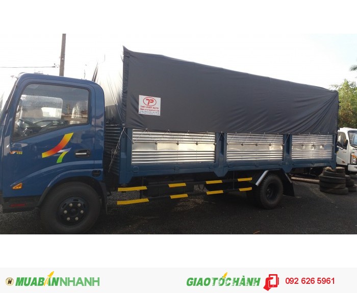 Xe thùng dài 6m2 tải trọng 3490kg và 1990kg