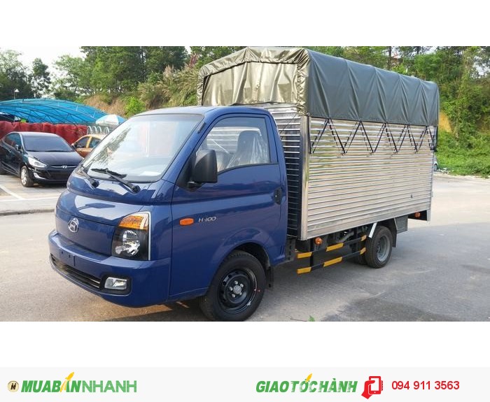 Hyundai H100 tải 1 tấn thùng mui bạt