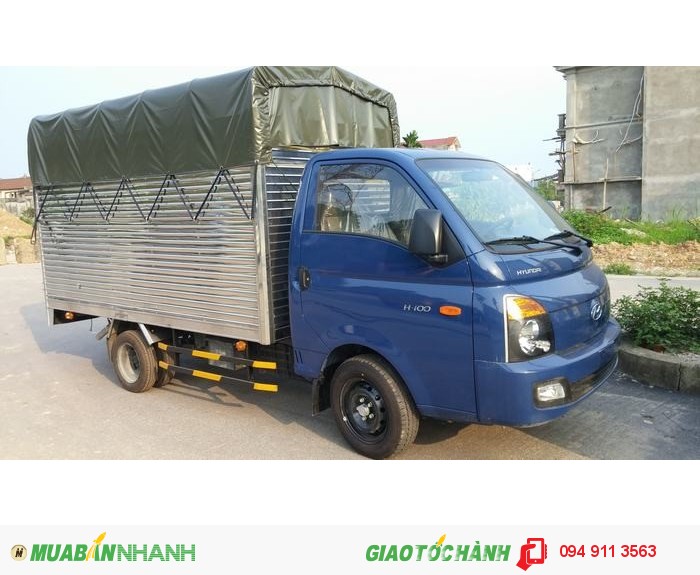 Hyundai H100 tải 1 tấn thùng mui bạt