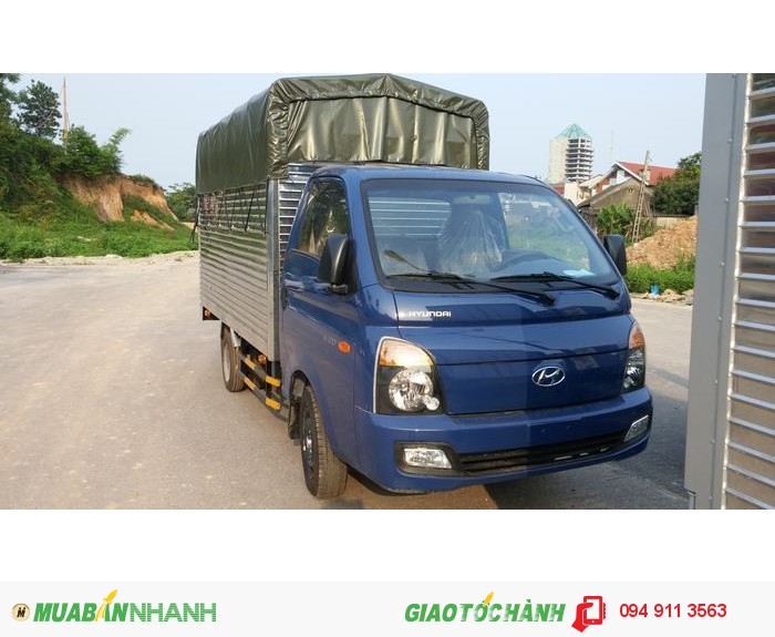 Hyundai H100 tải 1 tấn thùng mui bạt