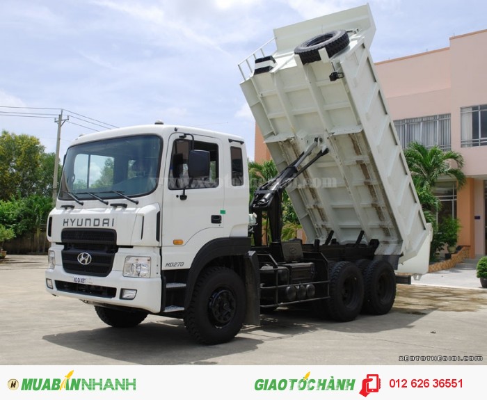 Hyundai HD270 thùng ben tải trọng 15 tấn -  mới 100%, giá thương lượng