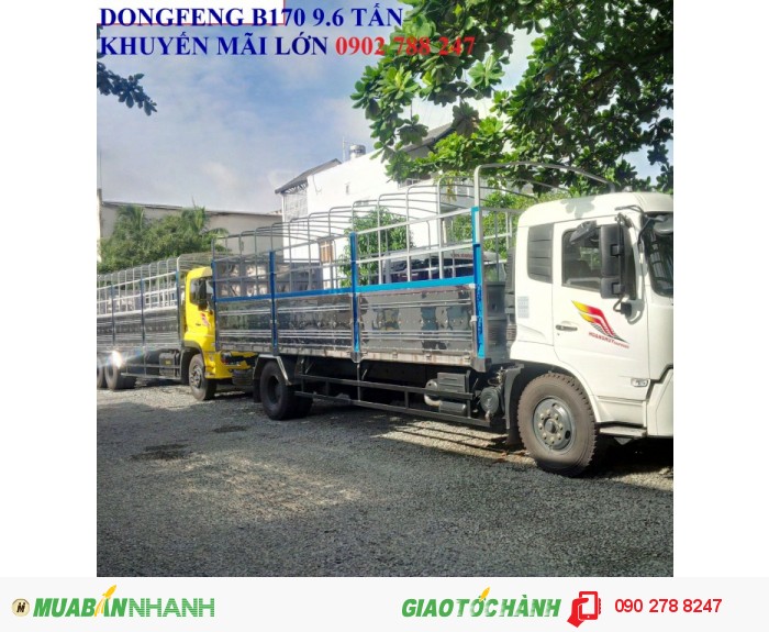 Gía bán xe tải dongfeng 9.6 tấn,10tan,11tan giá rẻ nhất miền nam.