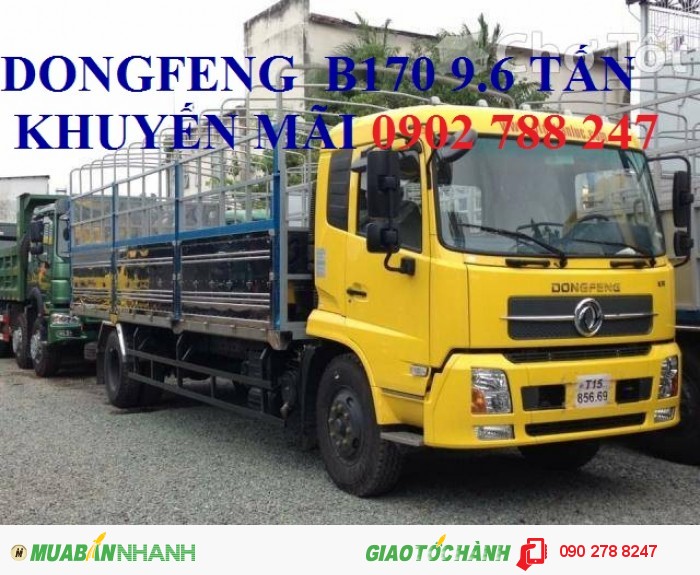 Gía bán xe tải dongfeng 9.6 tấn,10tan,11tan giá rẻ nhất miền nam.