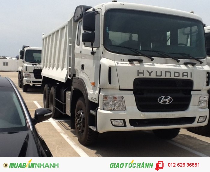 Bán xe tải ben Hyundai 270 15 tấn 2016, giá rẻ cạnh tranh, giao xe ngay