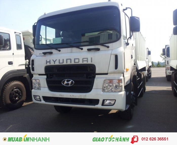 Gía xe ben Hyundai HD270. Bán xe tải tự đổ Hyundai HD270 (6x4) thùng 15m3