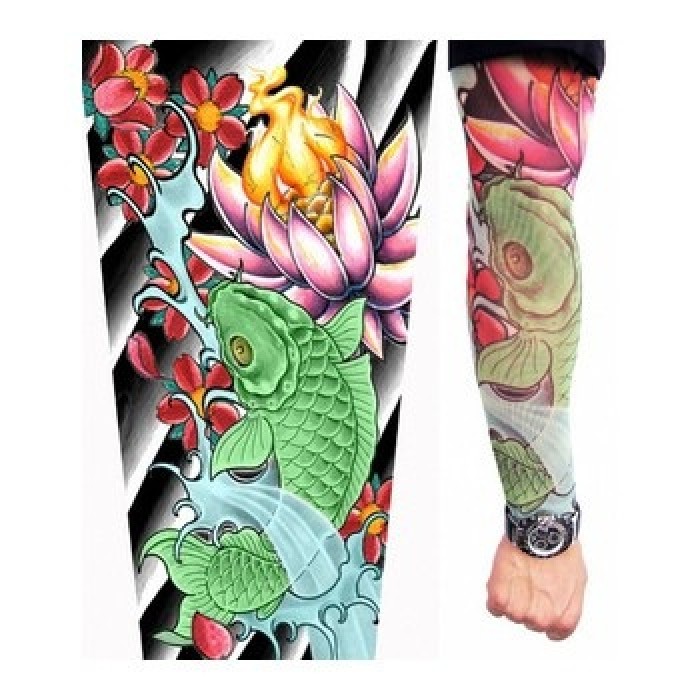 Găng bao tay HÌNH XĂM 3D Tattoo nghệ thuật CAO CẤP cho Nam và Nữ dài chống  nắng chống tia UV phong cách thời trang Mùa Hè  Tất vớ tay 