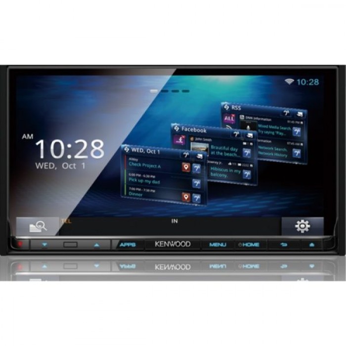 Kenwood Dnn9350Bt – 7″ Touchscreen – Dvd/cd – Gps Navigation – Compatible With Ipod/iphone/android Phones
