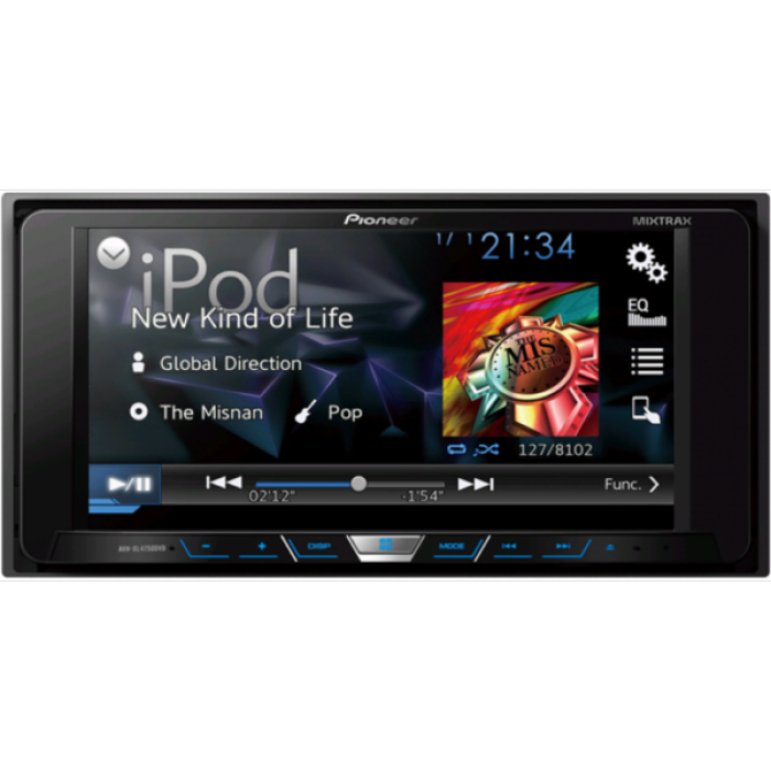 Pioneer Avh-Xl4750Dvd – 7″ Touchscreen – Mixtrax – Appradio Mode For Ipod/iphone And Android Phones
