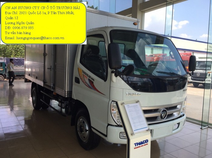 Xe tải thaco ollin 500B thùng dài 4m2