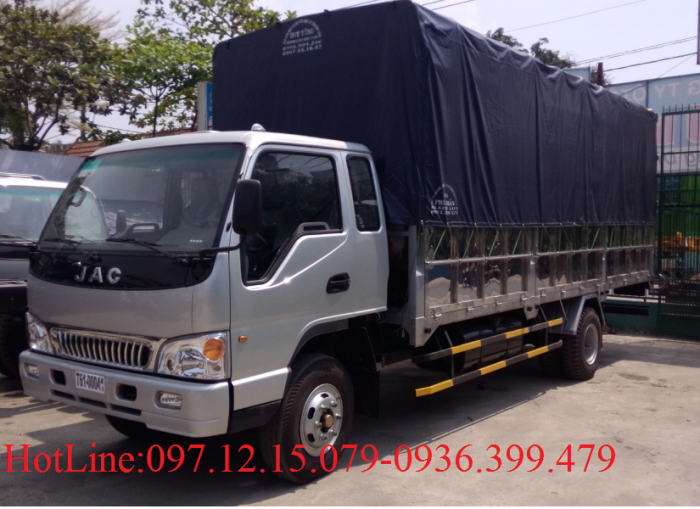 Xe tải JAC 8 tấn thùng  5.7 m - Xe 7.3 tấn thùng dài 6 m