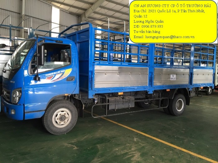 Xe tải 7 tấn thaco olin trường hải giá 433.000.000đ đời 2016 Tp hcm