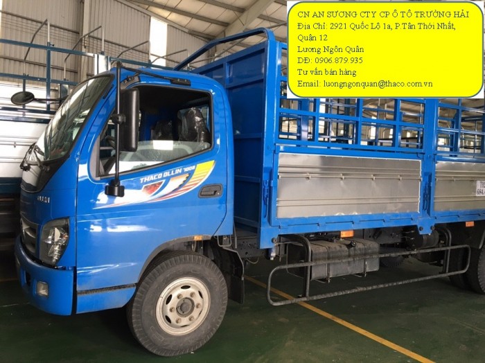Xe tải 7 tấn thaco olin trường hải giá 433.000.000đ đời 2016 Tp hcm