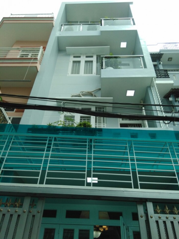 Nhà 498/7 Cây Trâm, Phường 9, Gò Vấp, Hẻm 3,5m, 4x12m, 1 trệt + 3 Lầu, 5PN, 4WC, Đông Nam