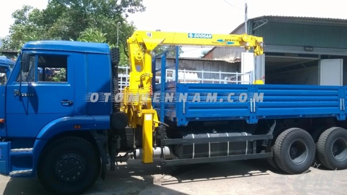 Sở hữu ngay xe tải Kamaz 65117 gắn cẩu nhập khẩu từ Nga chỉ với 20% giá trị xe