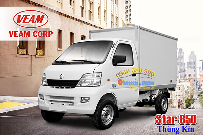 Bán xe tải nhẹ veam star 850kg, giá ưu đãi tháng 9