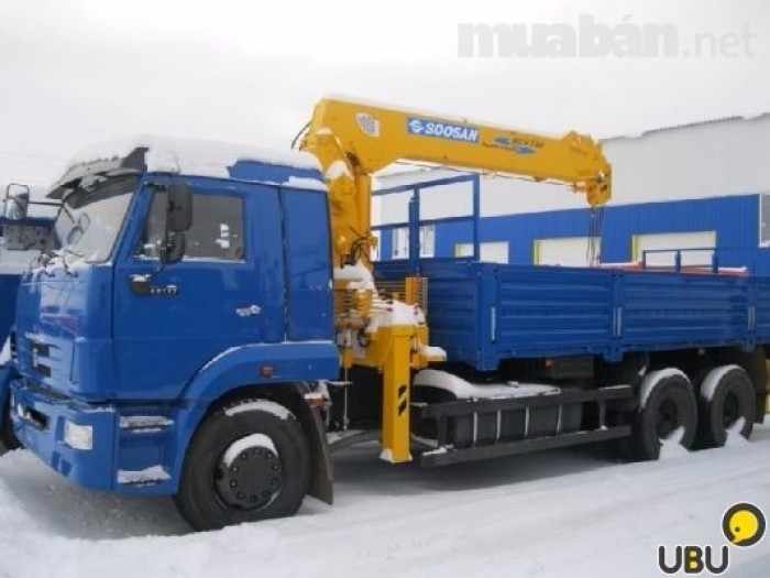 Bán xe tải Kamaz 65117 15 tấn gắn cẩu