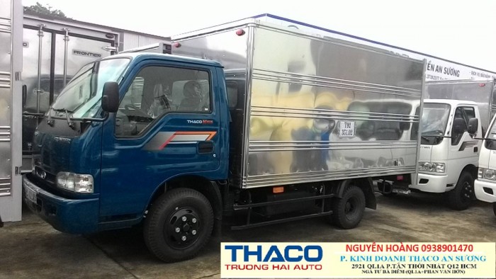 Xe tải kia mới 100% k165s tải trọng 2 tấn 4 lưu thông thành phố mới (hót)