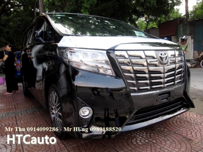 Toyota alphard 3.5 v6 2016 màu đen,nhập Đức