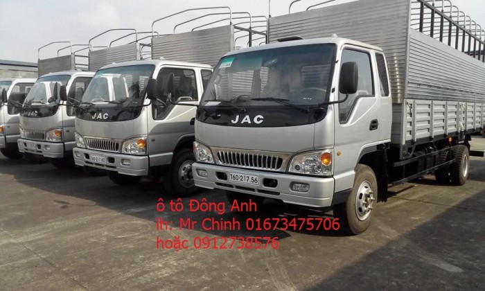 Jac hfc1083k 6,4 tấn thùng dài >6m giao xe liền