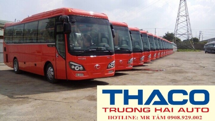 Xe khách 29 chỗ bầu hơi thaco tb82