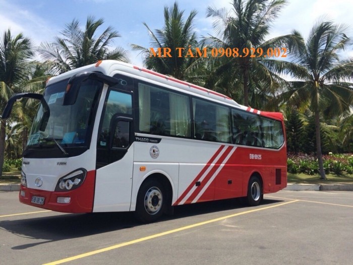 Xe khách 29 chỗ bầu hơi thaco tb82