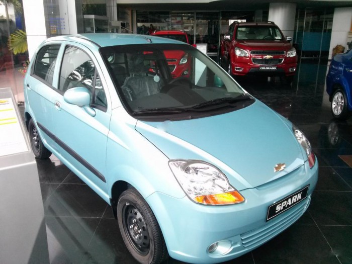 Chevrolet Spark giá tốt.Hỗ trợ vốn 95% lãi xuất thấp, khuyến mãi hấp dẫn trong tháng.