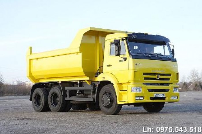 Kamaz 20 tấn tải tự đổ 6520, thùng ben 16 m3 (20 tấn) 2016