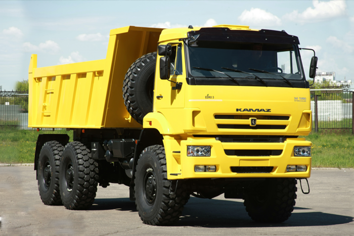 Xe tải tự đổ Kamaz 6520 20m3 (khối) 6x4 thùng dài 7m8 nhập khẩu Nga