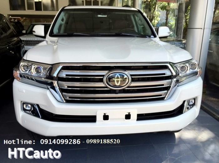 Xe toyota landcruiser 5.7 vx nhâp mỹ 2016. màu Trắng