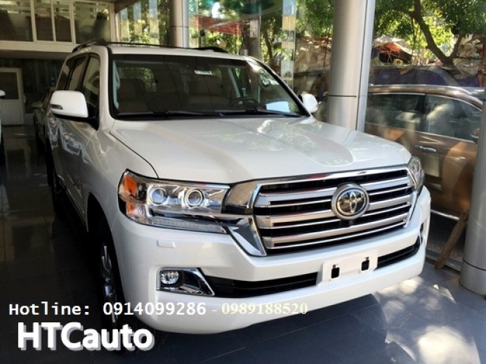 Xe toyota landcruiser 5.7 vx nhâp mỹ 2016. màu Trắng