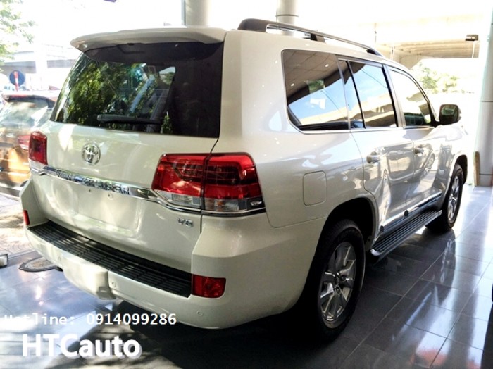Xe toyota landcruiser 5.7 vx nhâp mỹ 2016. màu Trắng