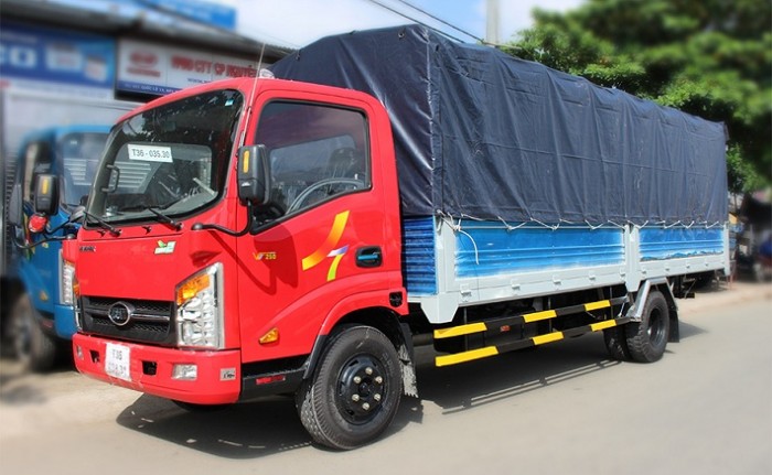 Bán xe tải vt260 thùng 6,2m vào được thành phố
