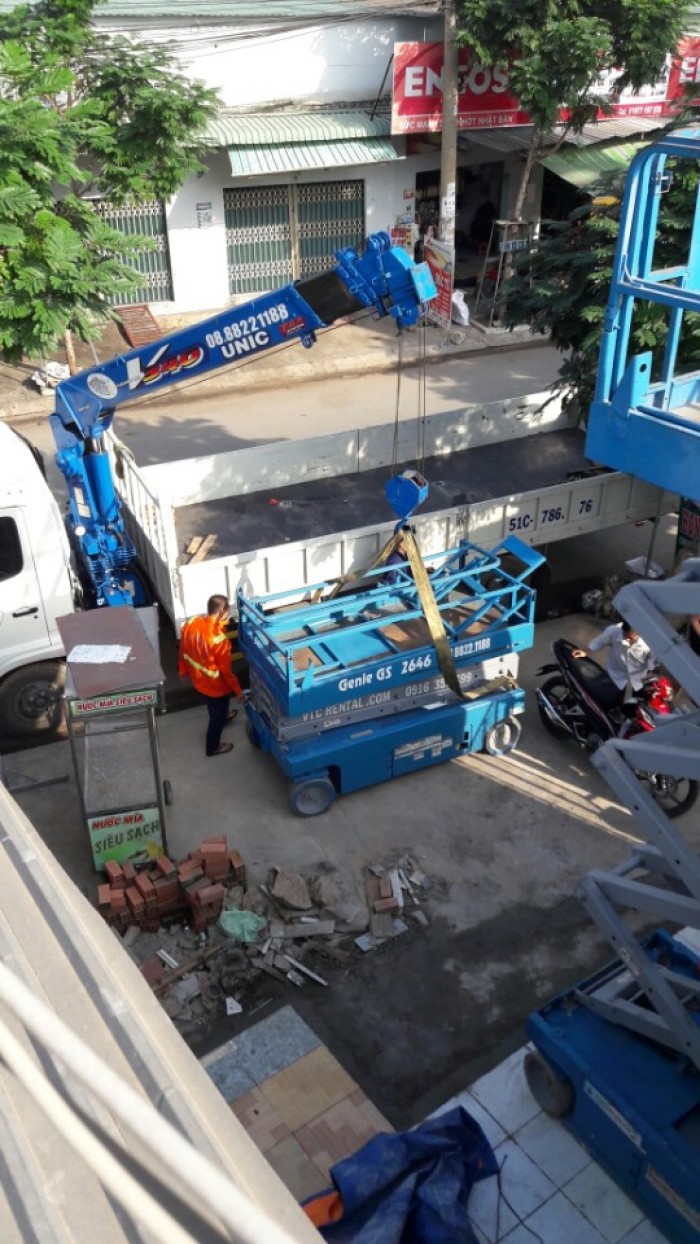 Cho thuê xe nâng người, xe cẩu, phú quốc