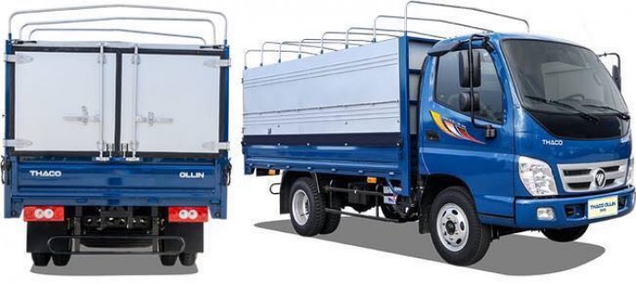 Bán xe tải Ollin435 - k2800 thùng kín, 2 tấn 4. Tặng phí trước bạ xe