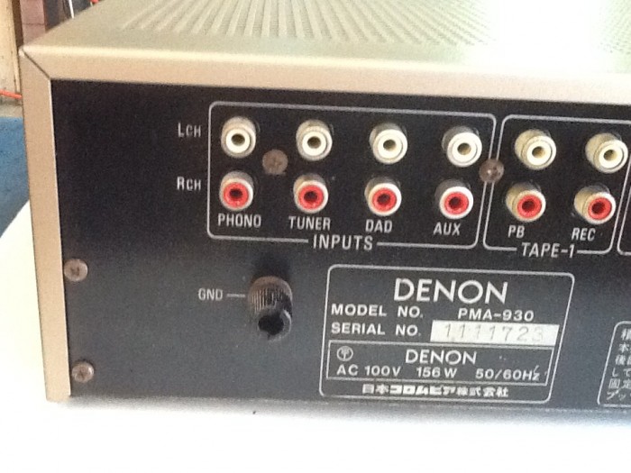 Bán chuyên Ampli denon pma 930 màu vàng tranh  hàng bải tuyển chọn từ nhật về