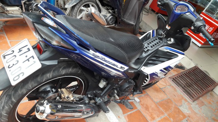 Xe exter yamaha màu xanh trắng đời 2014